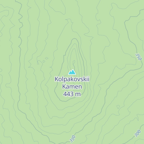 Map of Kolpakovskii Kamen