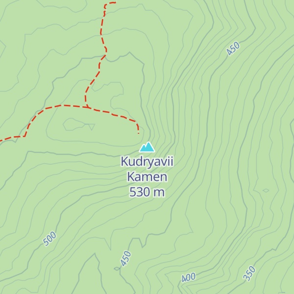 Map of Kudryavii Kamen