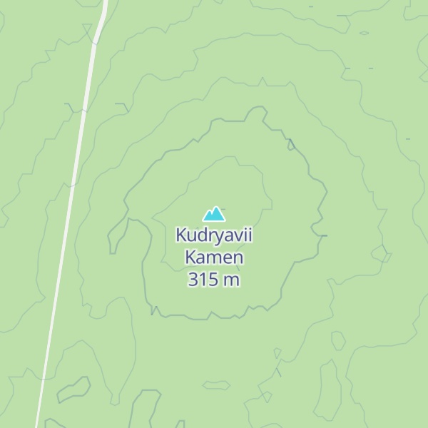 Map of Kudryavii Kamen