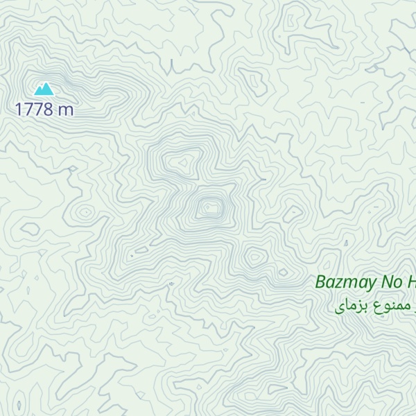 Map of Kūh-e Qolleh-ye Esmā‘īl