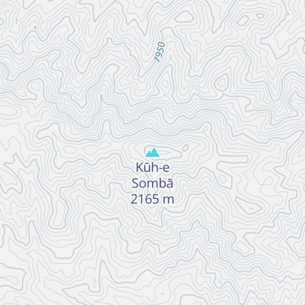 Map of Kūh-e Sombā