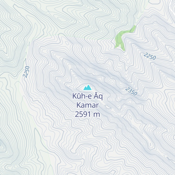 Map of Kūh-e Āq Kamar