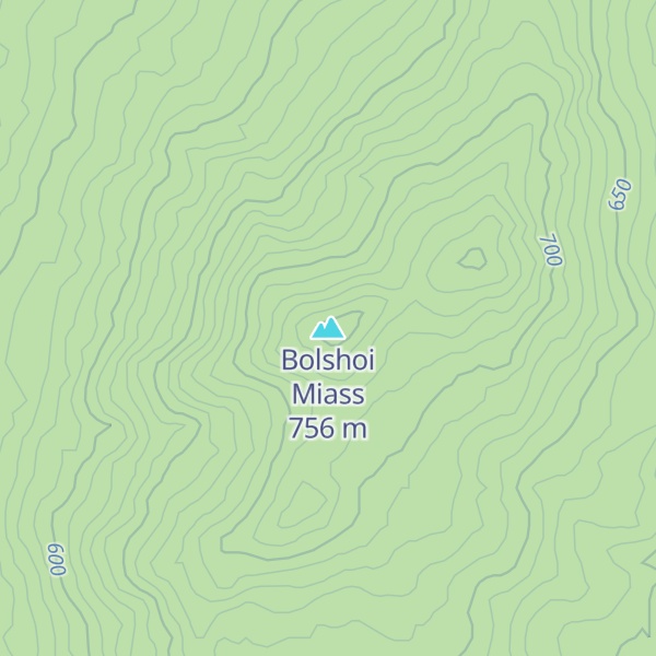 Map of Bolshoi Miass
