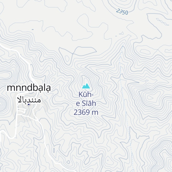 Map of Kūh-e Sīāh