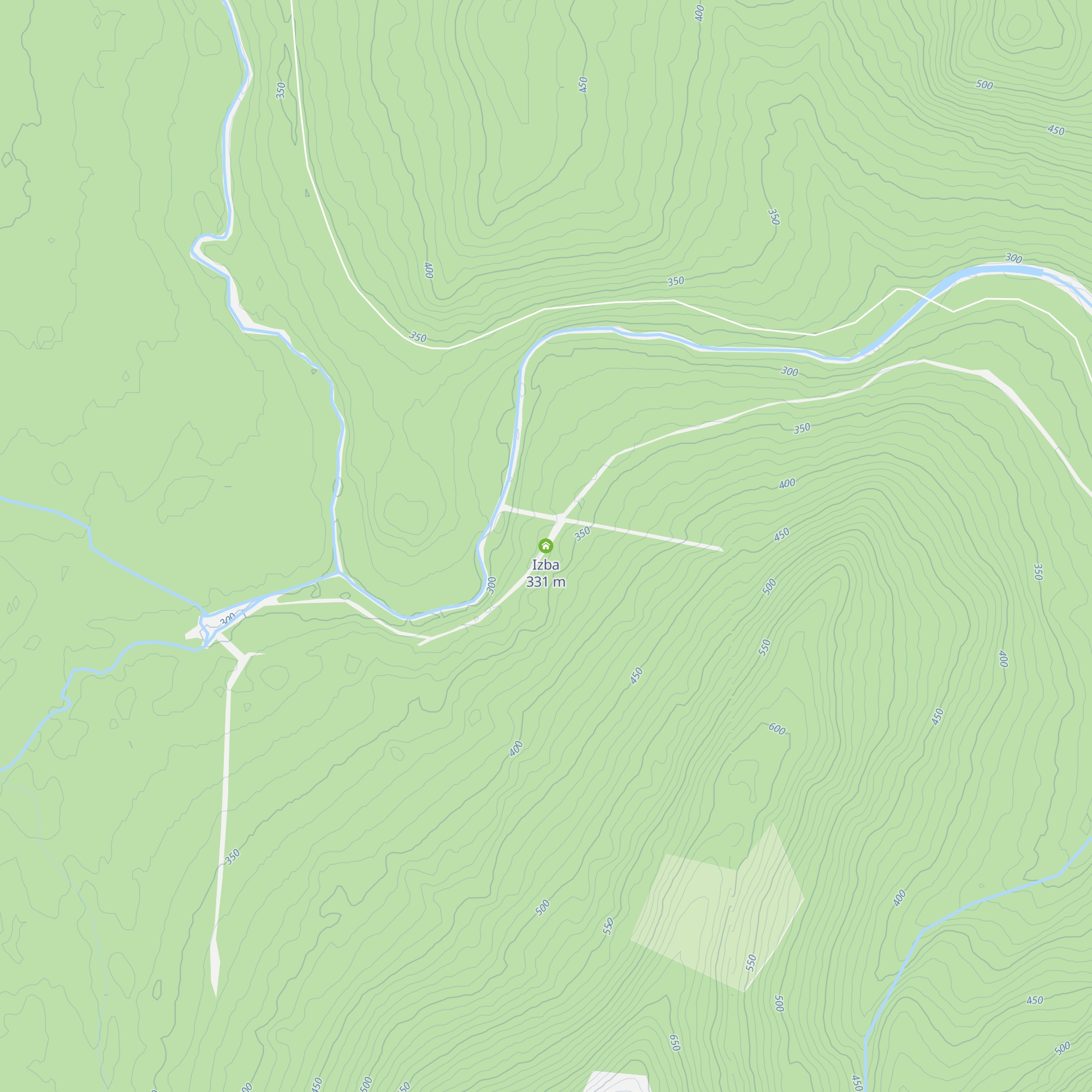 Izba map