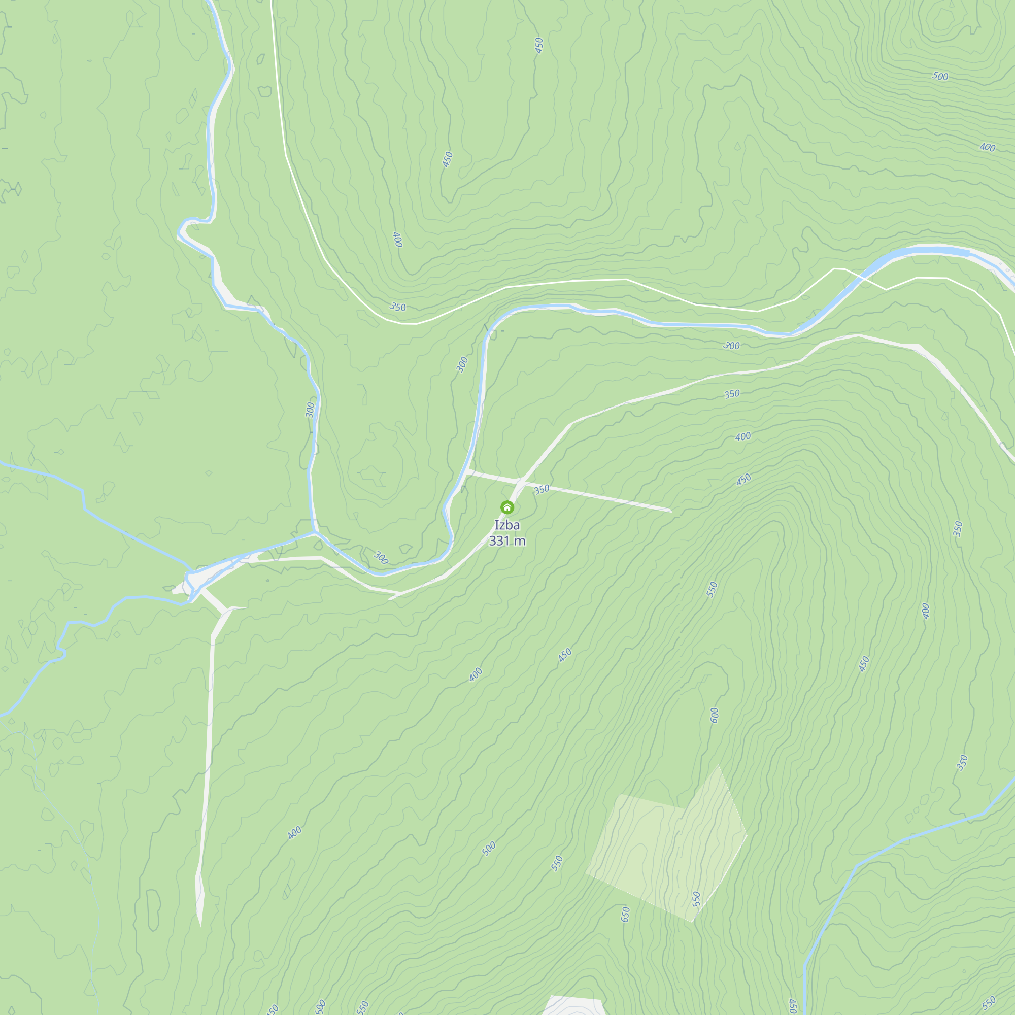 Izba map