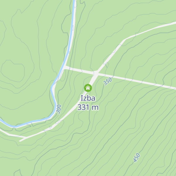 Map of Izba