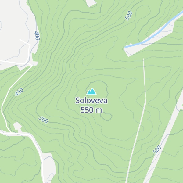 Map of Soloveva