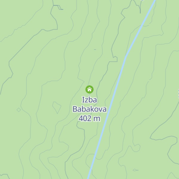 Map of Izba Babakova