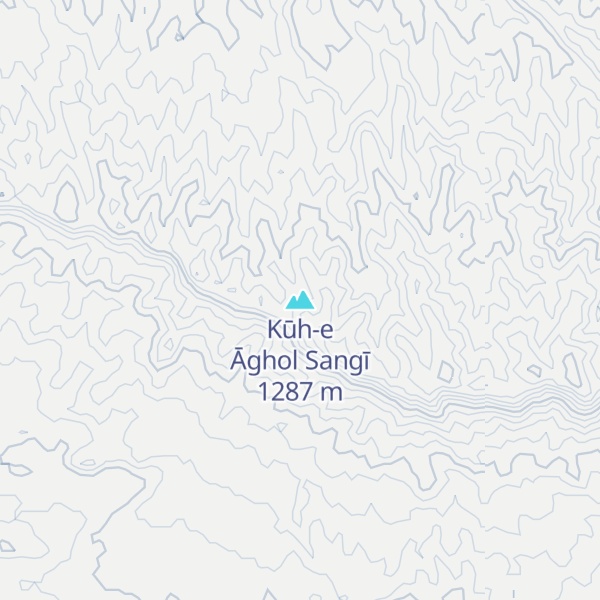 Map of Kūh-e Āghol Sangī