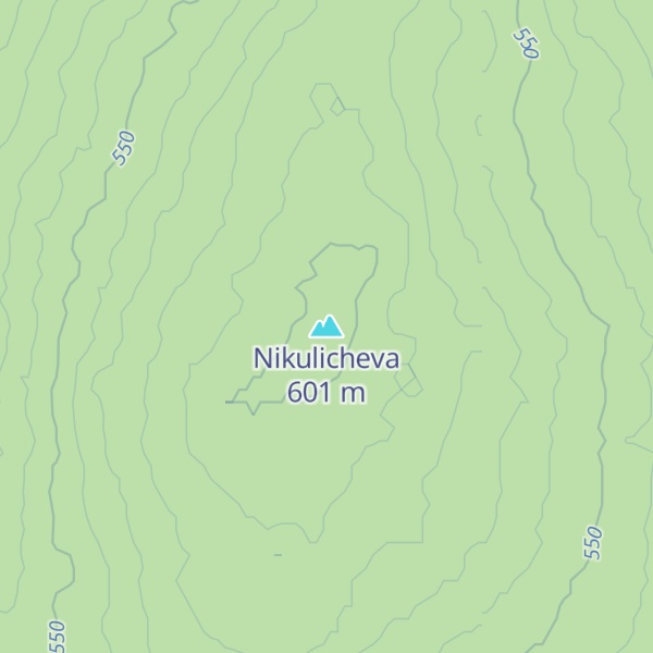 Map of Nikulicheva