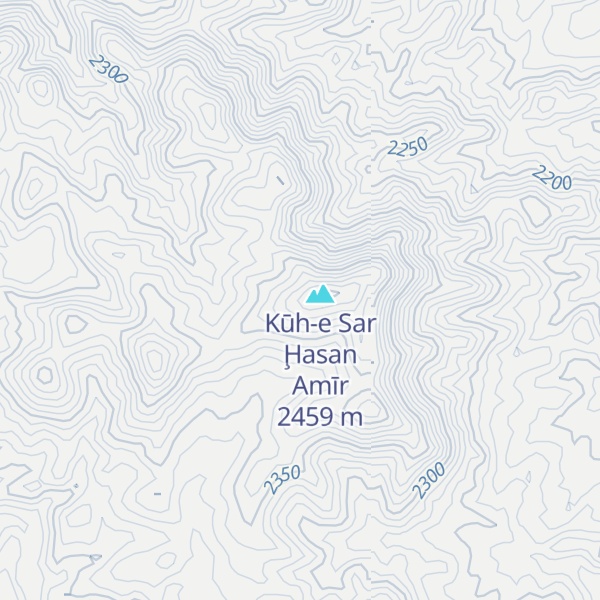 Map of Kūh-e Pāvol Kamarī