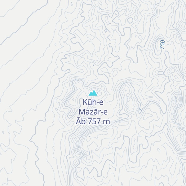 Map of Kūh-e Mazār-e Āb