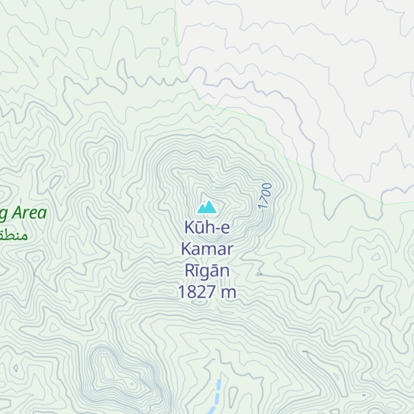 Map of Kūh-e Kamar Rīgān