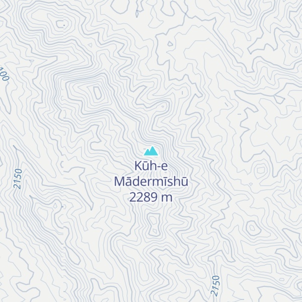 Map of Kūh-e Mādermīshū