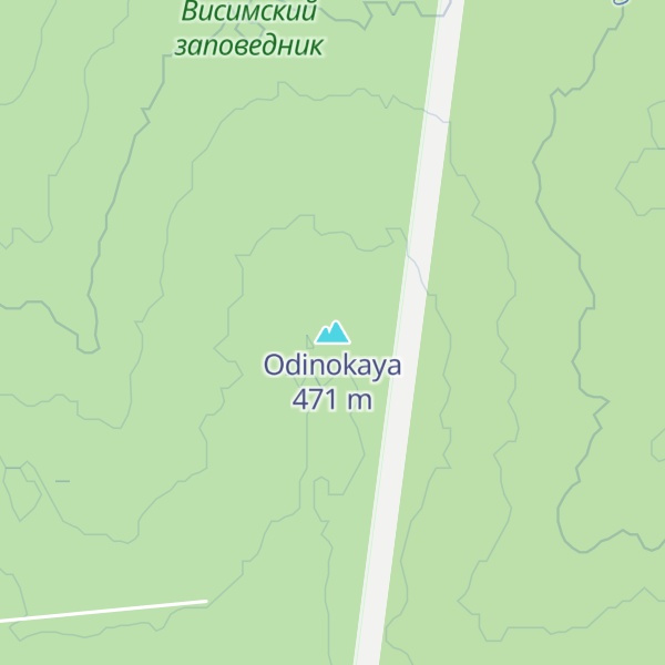 Map of Odinokaya