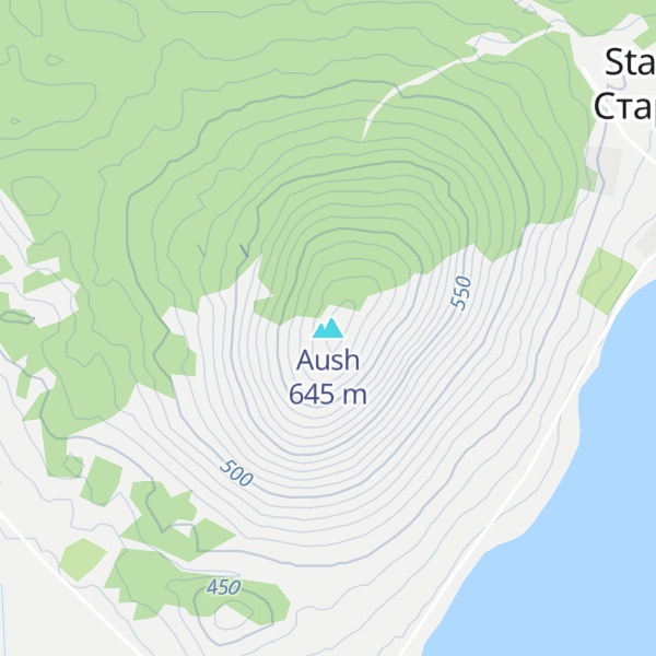 Map of Aush
