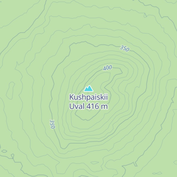 Map of Kushpaiskii Uval