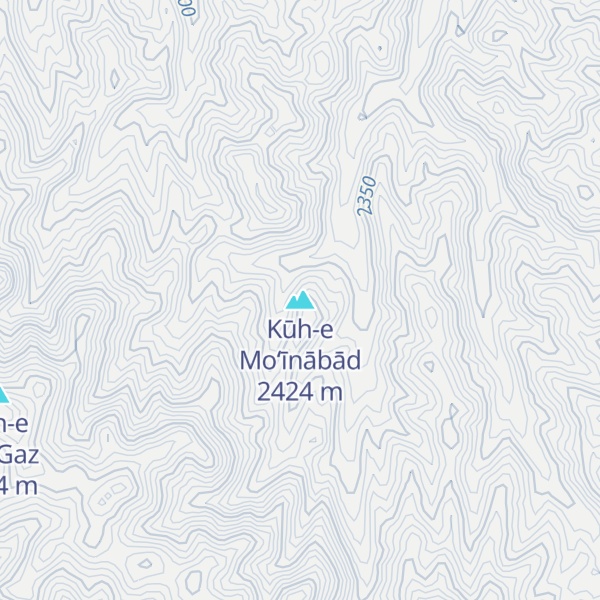 Map of Kūh-e Mo‘īnābād