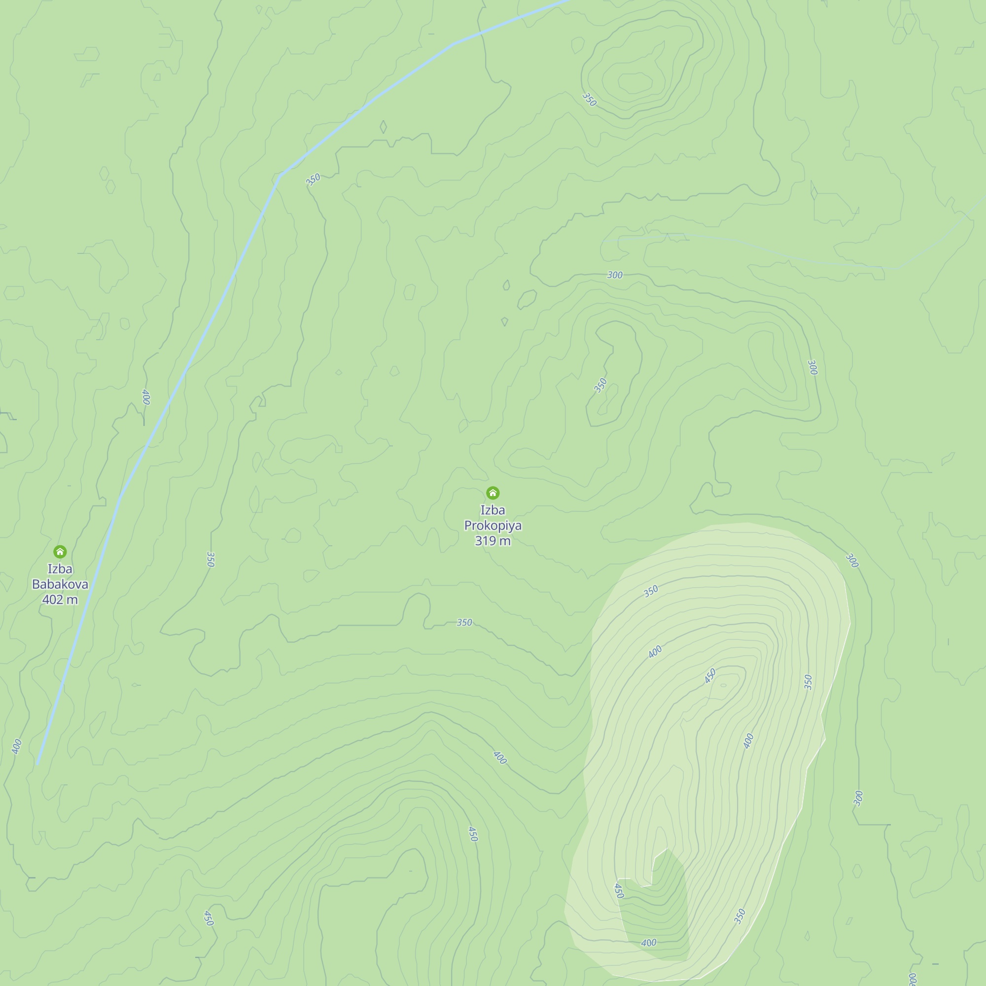 Izba Prokopiya map