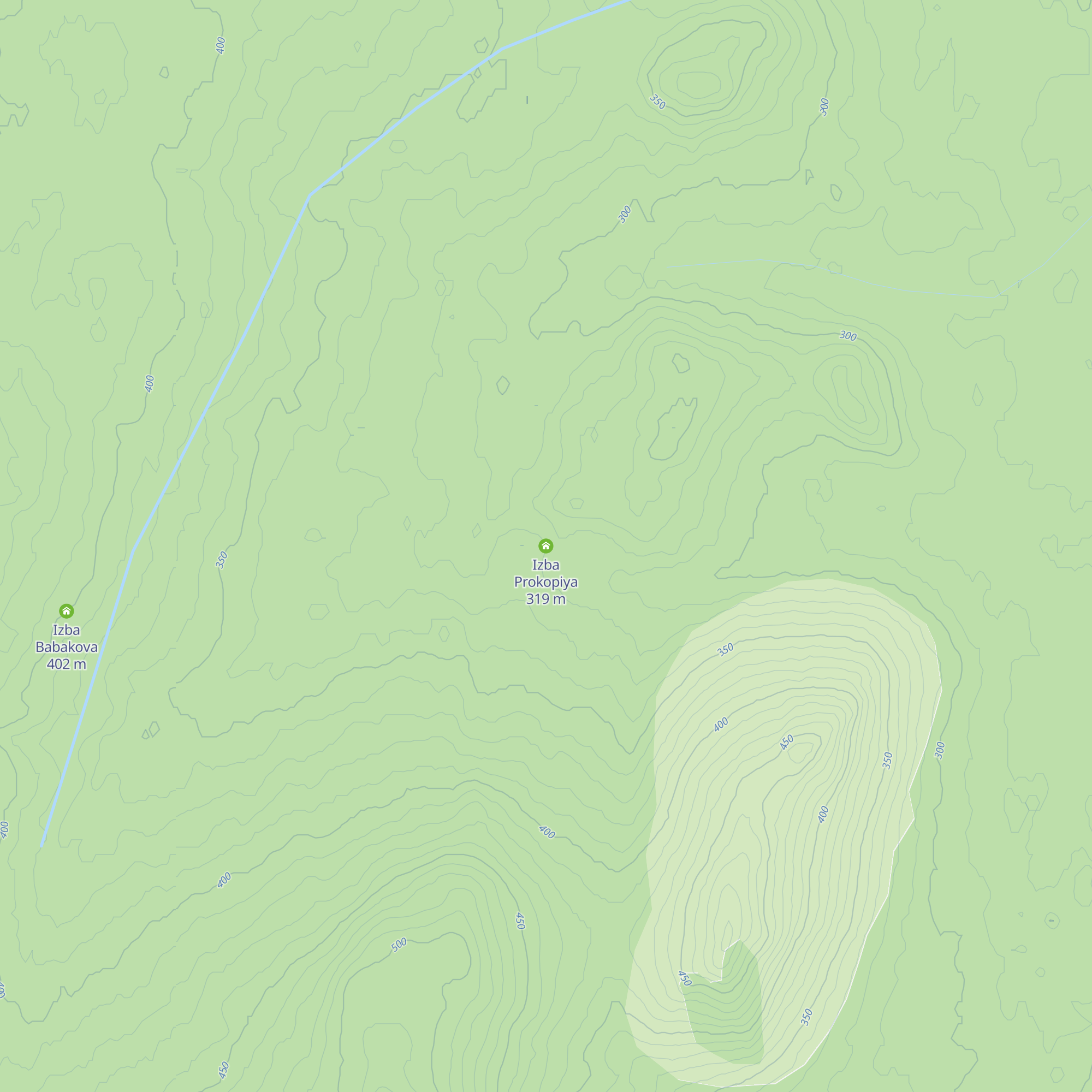Izba Prokopiya map