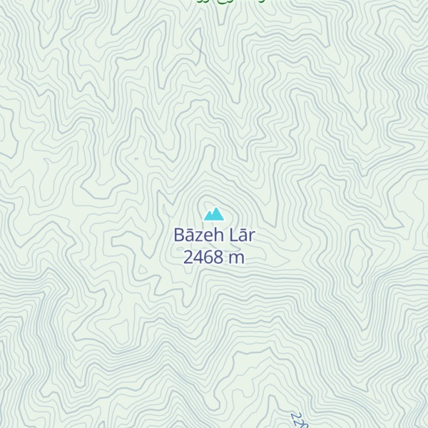 Map of Bāzeh Lār
