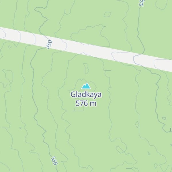 Map of Gladkaya