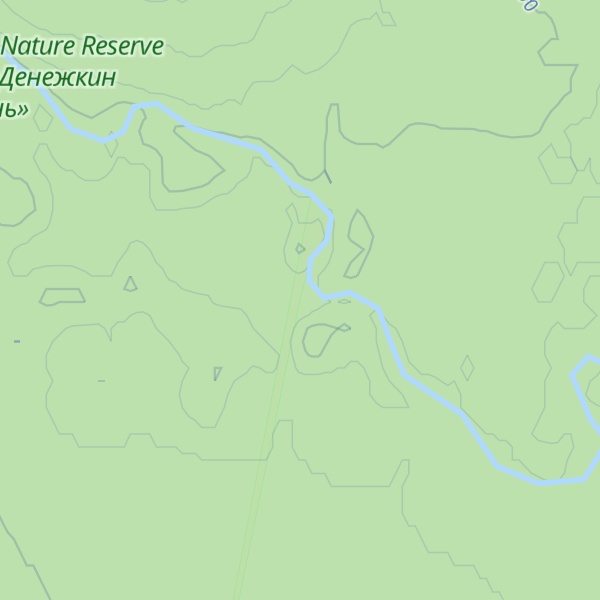 Map of Shegultanskii Kordon Zapovednika
