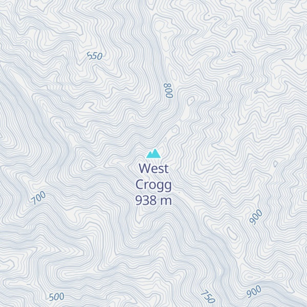Map of West Crogg
