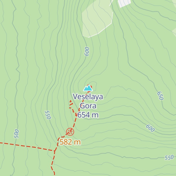 Map of Veselaya Gora