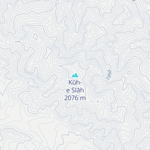 Map of Kūh-e Sīāh