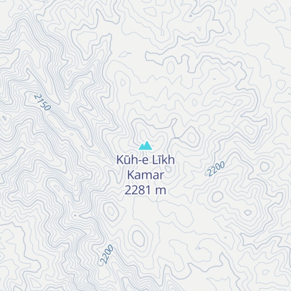 Map of Kūh-e Līkh Kamar