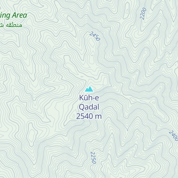 Map of Kūh-e Qadal
