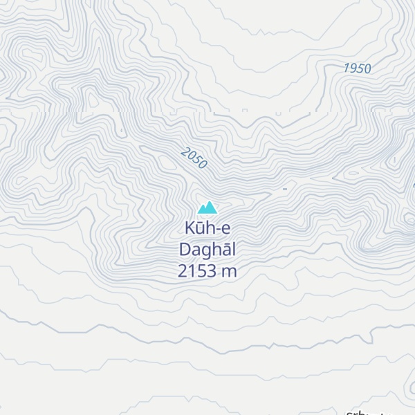 Map of Kūh-e Daghāl