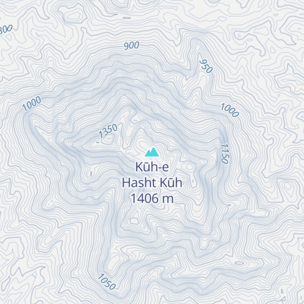 Map of Kūh-e Hasht Kūh