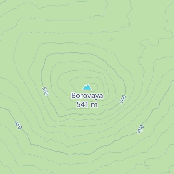 Map of Borovaya