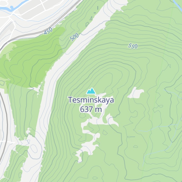 Map of Tesminskaya