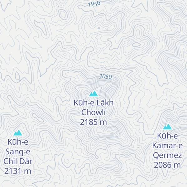 Map of Kūh-e Lākh Chowlī