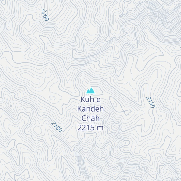 Map of Kūh-e Kandeh Chāh