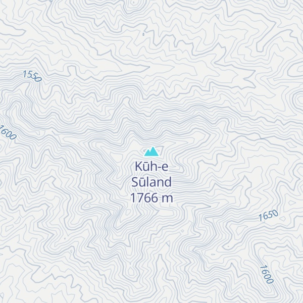 Map of Kūh-e Sūland