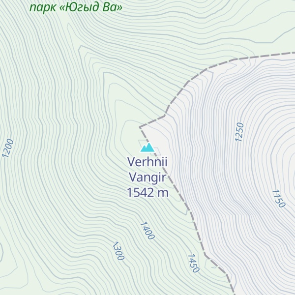 Map of Verhnii Vangir