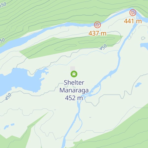 Map of Shelter Manaraga