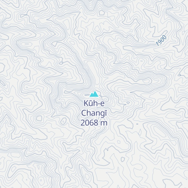 Map of Kūh-e Changī