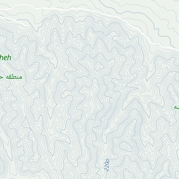 Map of Kūh-e Kaftār Kūh