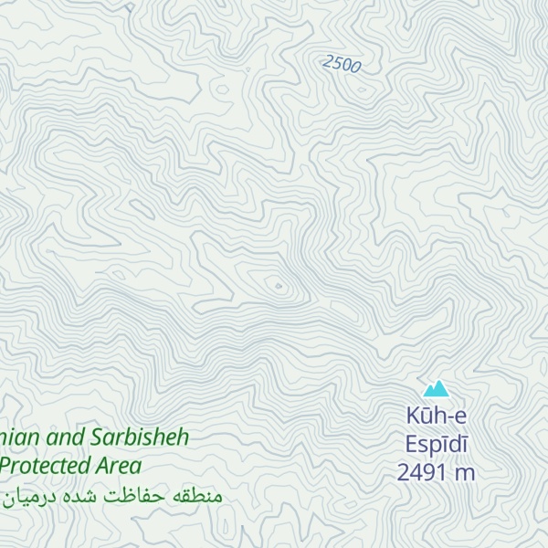 Map of Kūh-e Khvājeh