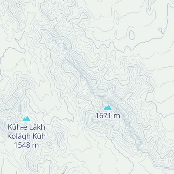 Map of Kūh-e Lākh Katamī