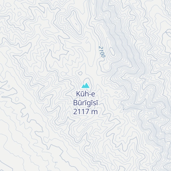 Map of Kūh-e Būrīgīsī