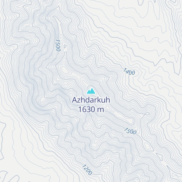 Map of Azhdarkuh