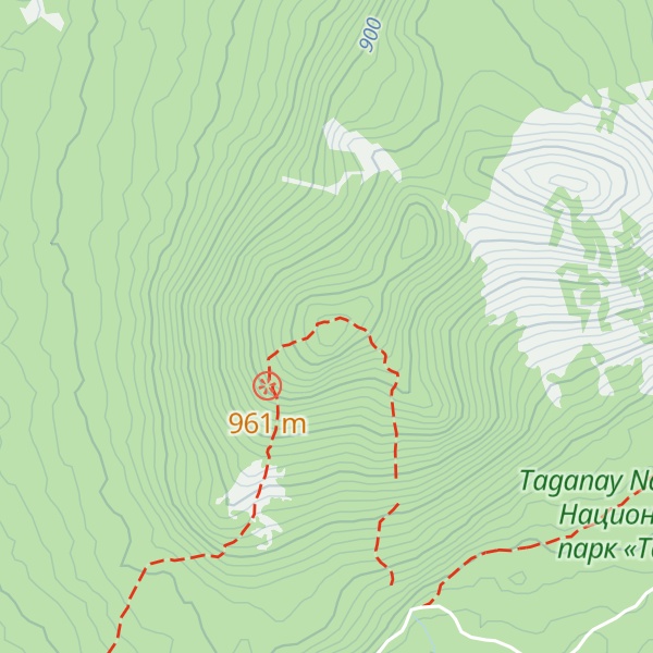 Map of Dvuglavaya Sopka (Perya)