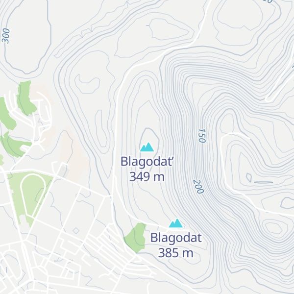 Map of Blagodat’